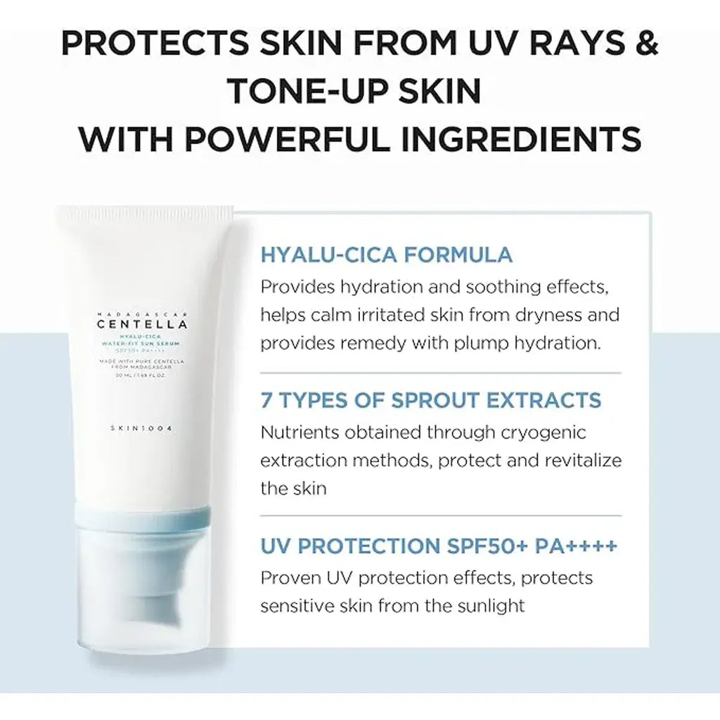 Madagascar Centella Hyalu-Cica Water-Fit Sun Serum