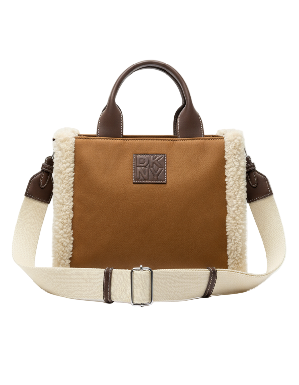 DKNYC Leather Marley Diamond Tote